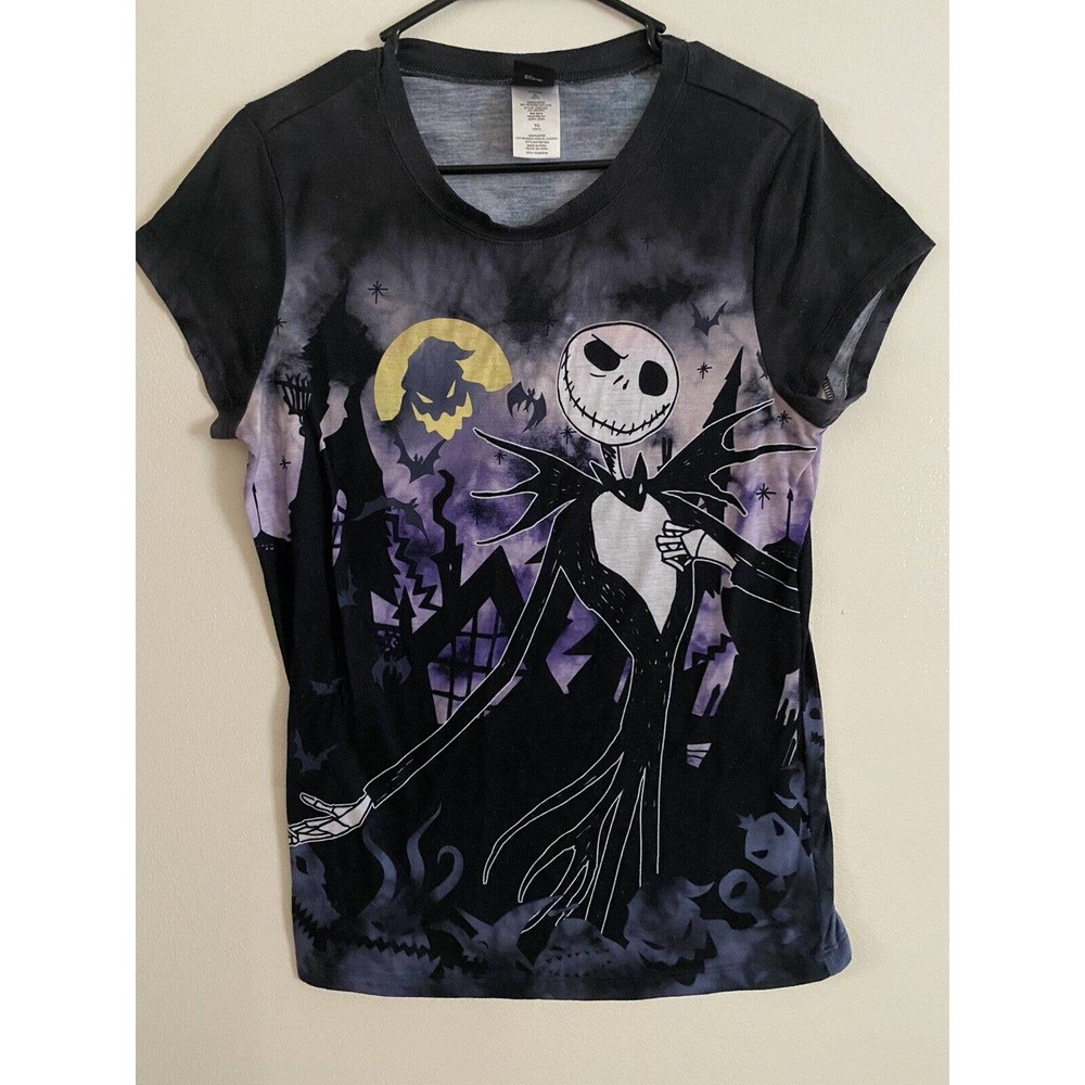 Disney Nightmare Before Christmas Jack Skellington T-Shirt Juniors Size XL
